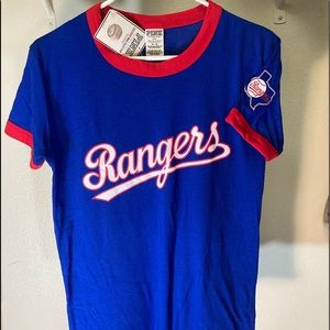 Victoria secret Pink limited edition Texas rangers ringer tee.